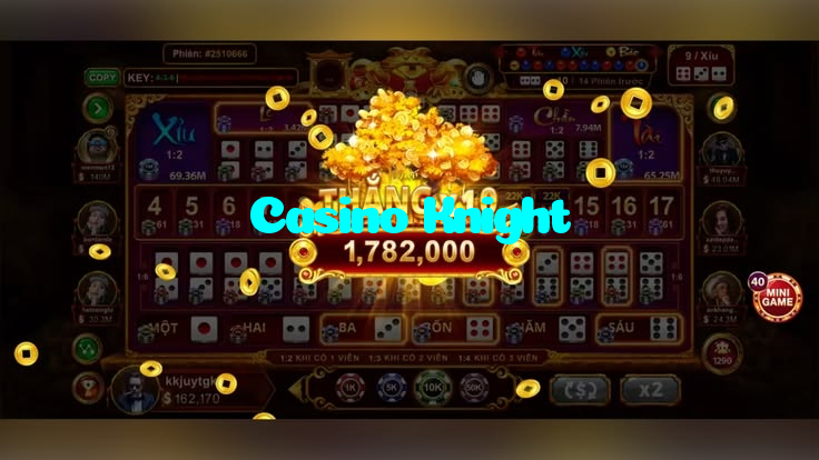 Casino Knight casino presented on mobile device in Pakistan with slots and live games