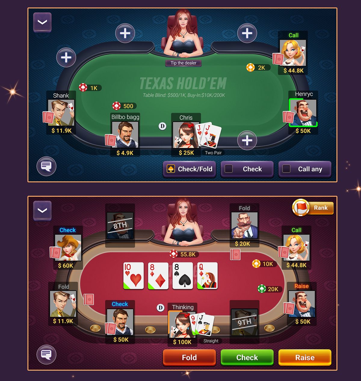 Casino Knight آن لائن کیسینو میں اصل گیمز